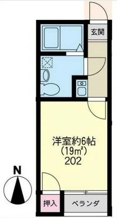 平成草加ビル 2階階 間取り