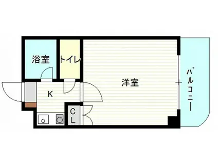 山下丹那ビル(1K/2階)の間取り写真