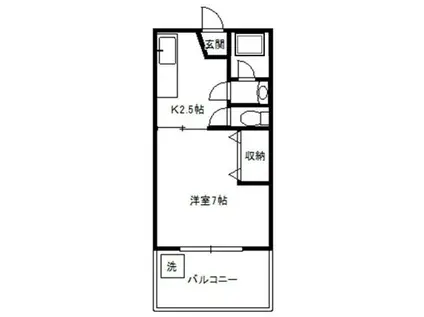 ソフィア吉祥寺(1K/3階)の間取り写真