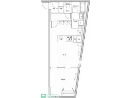 EDIT文京千石II(1LDK/3階)の間取り写真