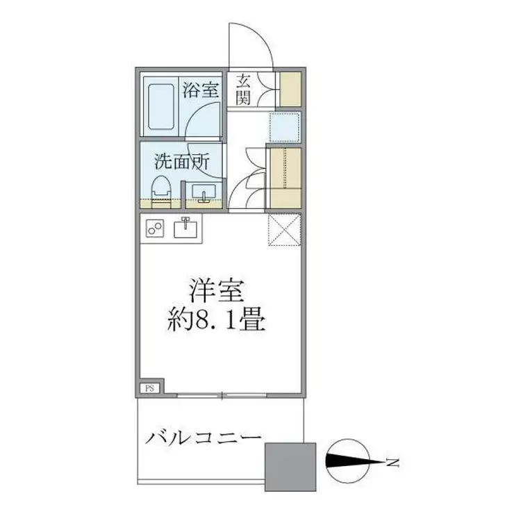 シティタワー大井町 4階階 間取り