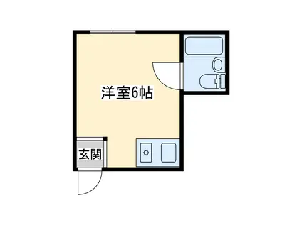 新大阪サンマンション1号館(ワンルーム/3階)の間取り写真