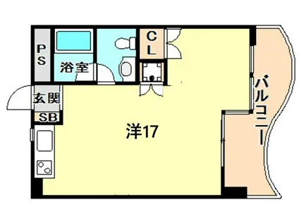 コナヴィレッジ(ワンルーム/2階)の間取り写真