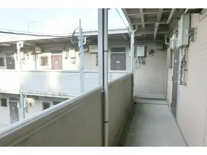 フレグランスII B棟(1K/2階)の外観写真