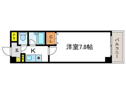 アルティア桂(1K/2階)の間取り写真