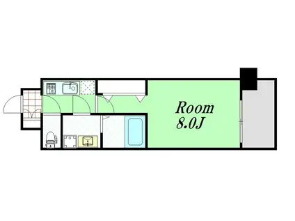 サムティ福島ノース(1K/2階)の間取り写真