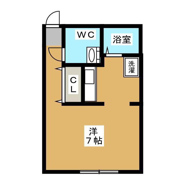 ZESTY神楽坂I(ワンルーム/4階)の間取り写真