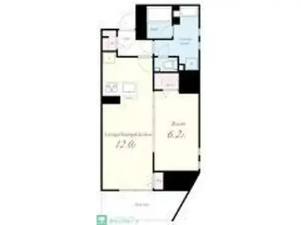 テアトル神南(1LDK/5階)の間取り写真