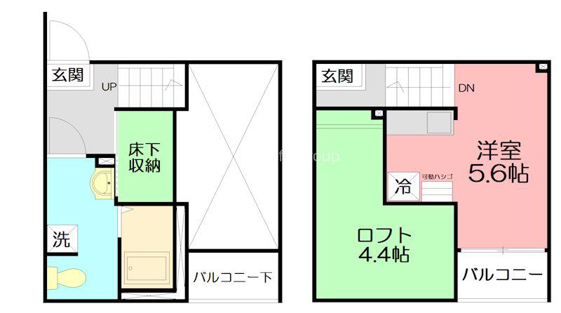 プリエール鵠沼海岸(ワンルーム/1階)の間取り写真