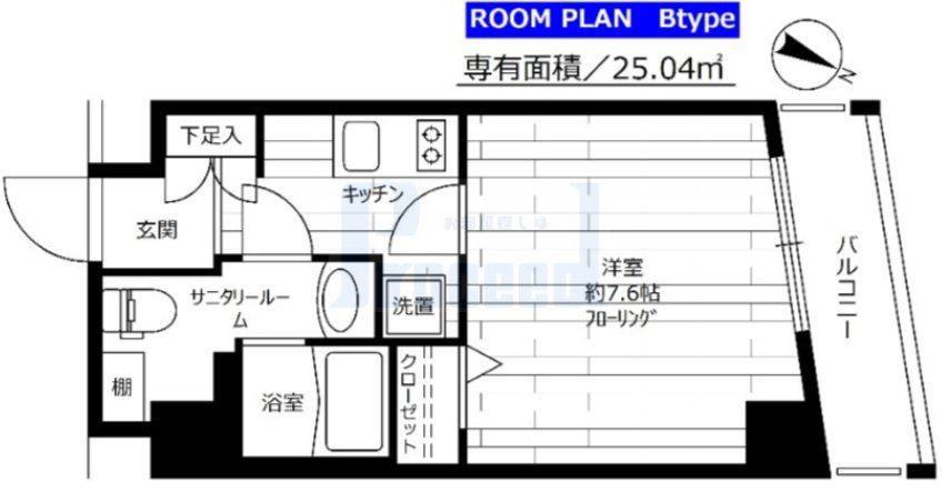 ステージファースト西巣鴨二番館(1K/5階)の間取り写真