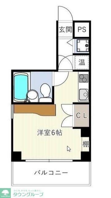 INOVE朝霞青葉台(1K/3階)の間取り写真