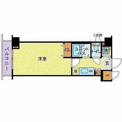 フェニックス江戸川橋(1K/5階)の間取り写真