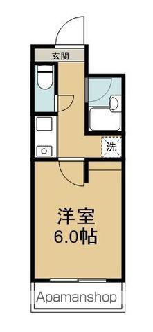 ライヴリー加納(1K/2階)の間取り写真