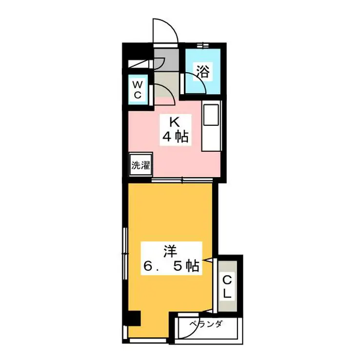 イワオビル 4階階 間取り