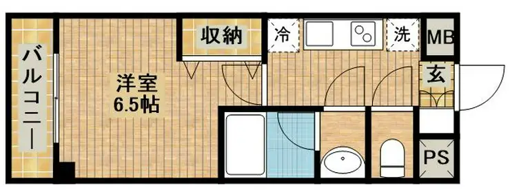 パロス・コート 2階階 間取り