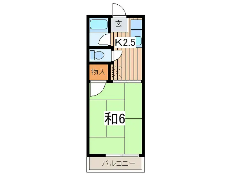 メゾン荒木 2階階 間取り