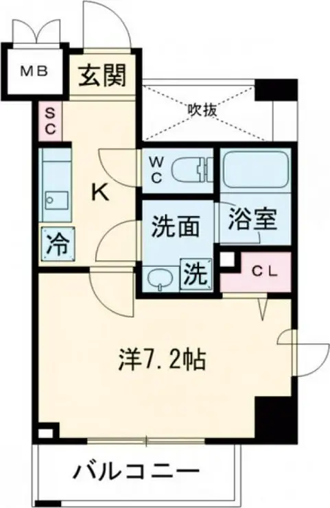 アプレシティ豊島園 4階階 間取り