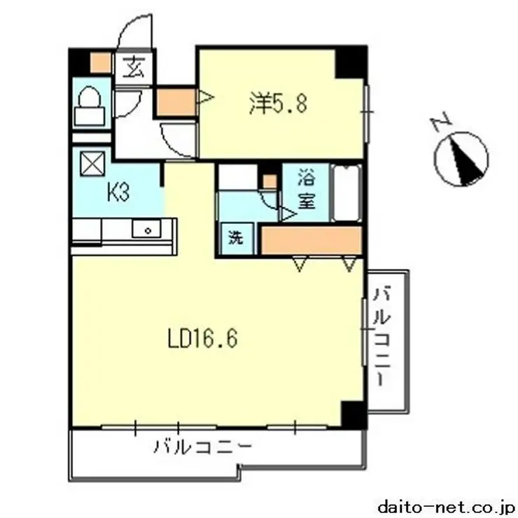 第1寿美家ビル 4階階 間取り