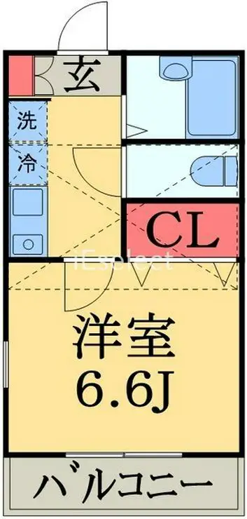 ミラフローレス橘 2階階 間取り