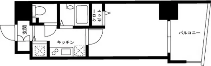 スカイコート池袋第7 8階階 間取り