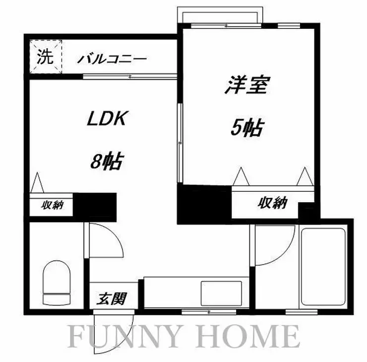 マナカマンション 3階階 間取り