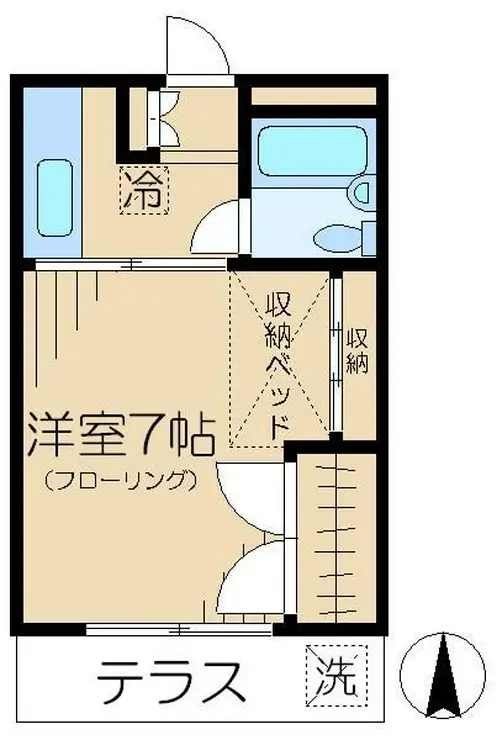 サザンコーポ 2階階 間取り