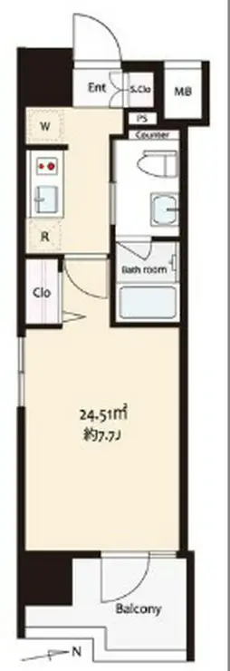 レグラス横浜吉野町 3階階 間取り
