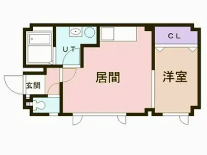 レイパティオ(1LDK/3階)の間取り写真