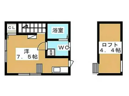 パークノート西永福(ワンルーム/2階)の間取り写真