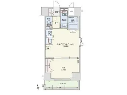 アーバネックス秋葉原イースト アーバネックス秋葉原イースト(1LDK/4階)の間取り写真