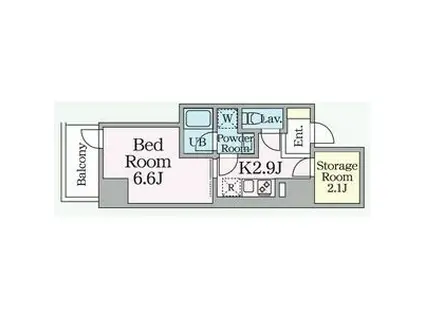 E-CITY大須(1K/10階)の間取り写真