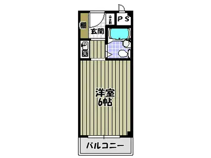 ジョイフルKIKUSUI(1K/2階)の間取り写真