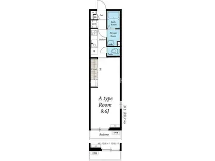 リブリ・YUKURU(1K/1階)の間取り写真