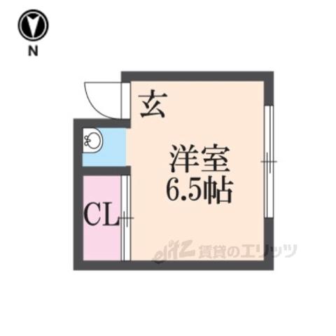 シェアフラット桜木(ワンルーム/1階)の間取り写真
