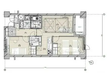 NK青山ホームズ(2LDK/4階)の間取り写真