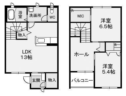 パストラルプレジオ-T(2LDK/1階)の間取り写真
