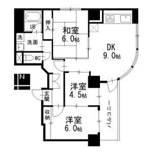 ANSWER 21(3DK/3階)の間取り写真