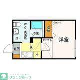 LUMINOUS二俣川(1K/1階)の間取り写真