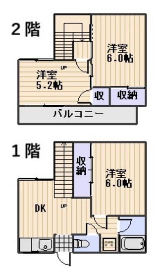 新丸栄コーポ 中(3DK/1階)の間取り写真