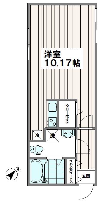 メゾン池袋イースト(ワンルーム/3階)の間取り写真