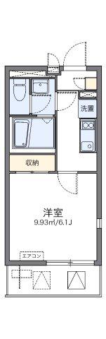 レオネクスト日新大阪(1K/2階)の間取り写真