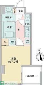 リエス鶴舞 イースト TOWER(1K/5階)の間取り写真
