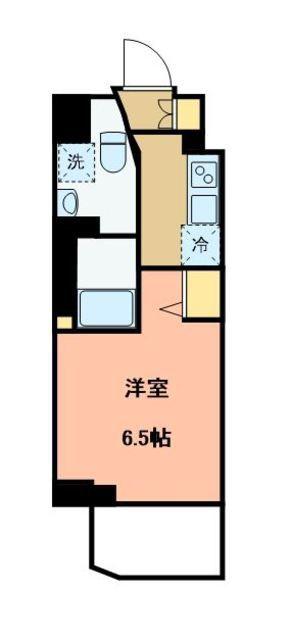 REGALIZ北千住(1K/5階)の間取り写真