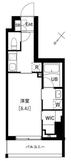 ARKMARK上池袋(1K/6階)の間取り写真