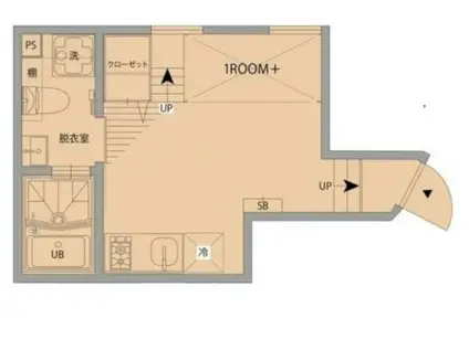 ササヅカアパートメント(ワンルーム/1階)の間取り写真