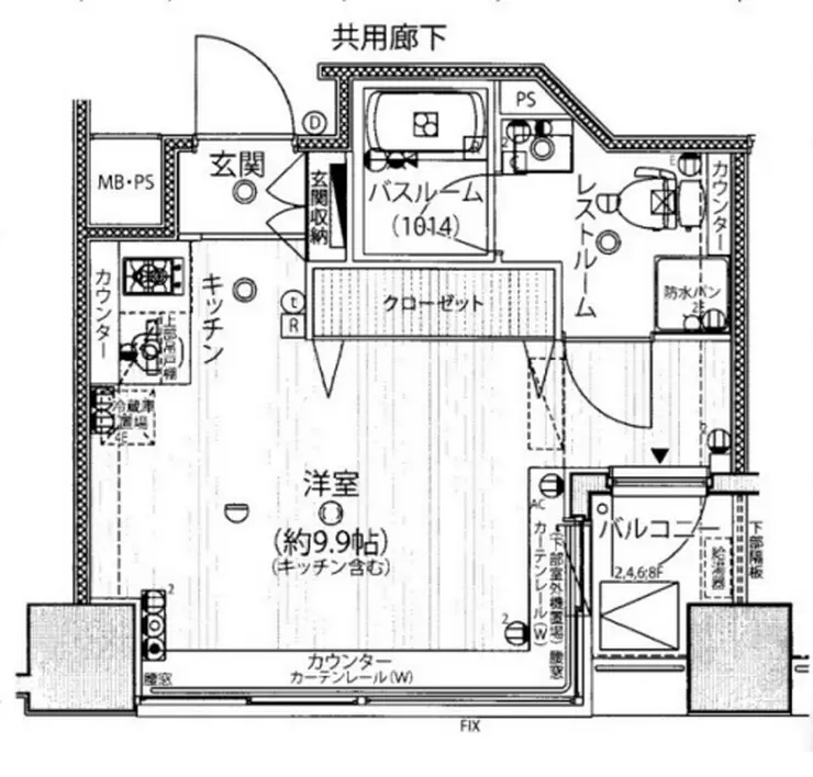 アイフォート千住曙町 5階階 間取り