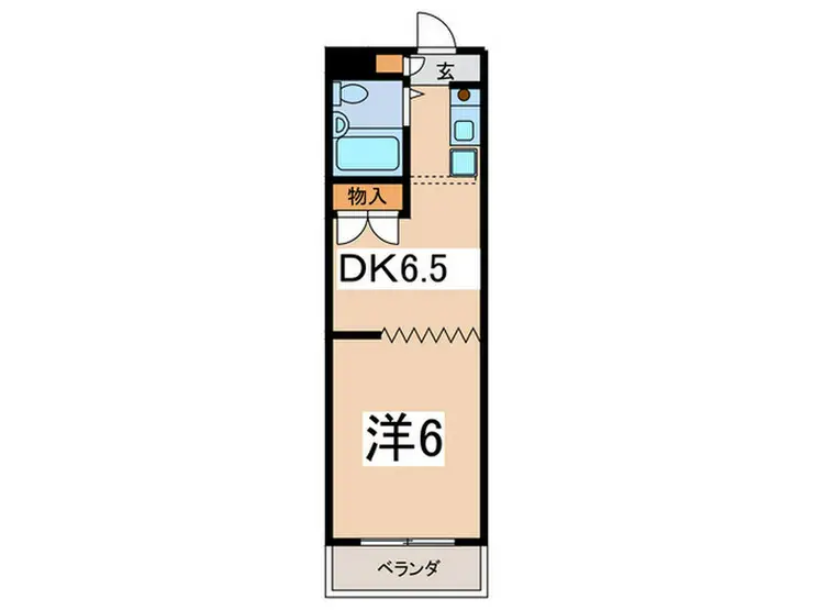 大和中央マンション 4階階 間取り