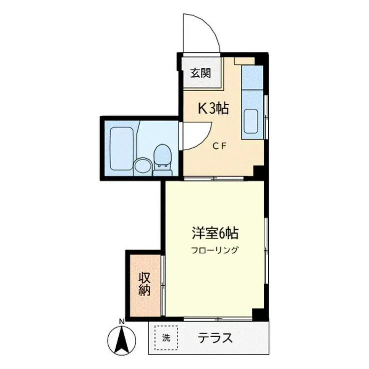 ハシビック狛江 1階階 間取り
