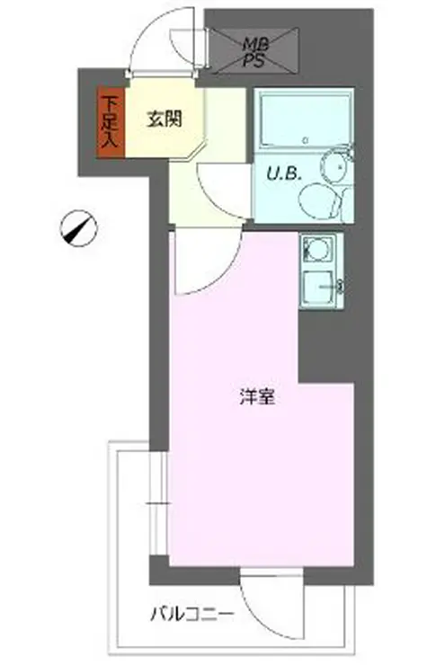 ライオンズマンション横浜伊勢佐木町 5階階 間取り