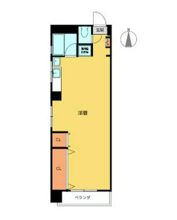 パボレアール四谷 8階階 間取り